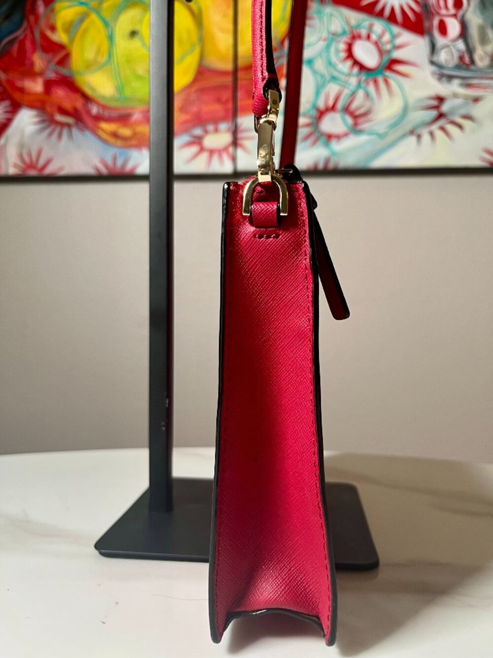 Kate Spade Saffiano Leather Crossbody Vintage COA + Dust Bag NWOT - Picture 4 of 16
